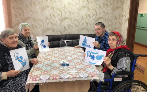 Гжельская роспись